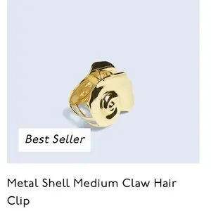 Madewell | Accessories | Madewell Metal Shell Medium Claw  display picture 1